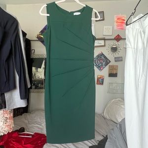 Green Calvin Klein dress